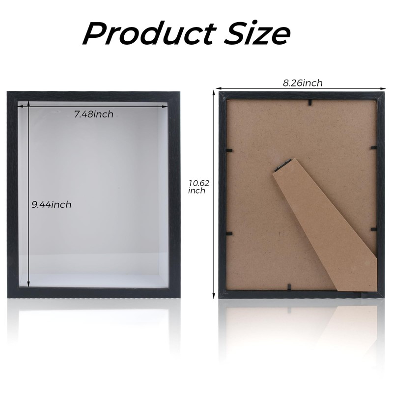 8"x10" Shadow Box Picture Frame Wall Hanging Display Case -