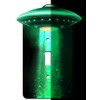 Off The Wall Plates - Alien UFO Glow in the