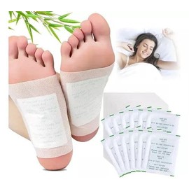 Parches Para Los Pies Detox,Almohadillas Para Pies Desintoxicantes 100pcs, Parches De Limpieza, Parche Para Los Pies De Artemisa Con Puntos De Acupuntura Para El Cuidado De Pies Y Cuerpo