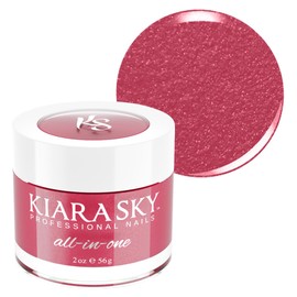 Kiara Sky All-In-One Acrylic Nail Powder | Multi-Use Dip & Acrylic Powder | Sculpting, Overlay & Dipping 2 oz, Frosted Wine