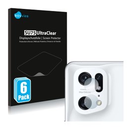 Savvies 6 Pack Screen Protector compatible with Oppo Find X5 Pro (ONLY Camera Lens) Protection Film Clear