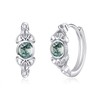 Natural Moss Agate Earring 925 Sterling Silver Cletic Moss Agate