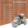 Copper Creek Colonial Passage Interior Door Knob – ANSI Grade-3