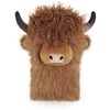 Curly-haired Highland Cow Driver Headcover Funny, Soft Cozy Plush Animal