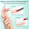 Modelones Slip Solution Nail Shapes Set with 120 Pieces Nail