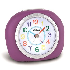 Atlanta 1966 Children’s Alarm Clock, Learning Clock Analogue without Ticking Light Snooze