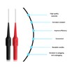 Lhbwhiz Pack of 10 Test Probes, Measuring Tips for Multimeter,
