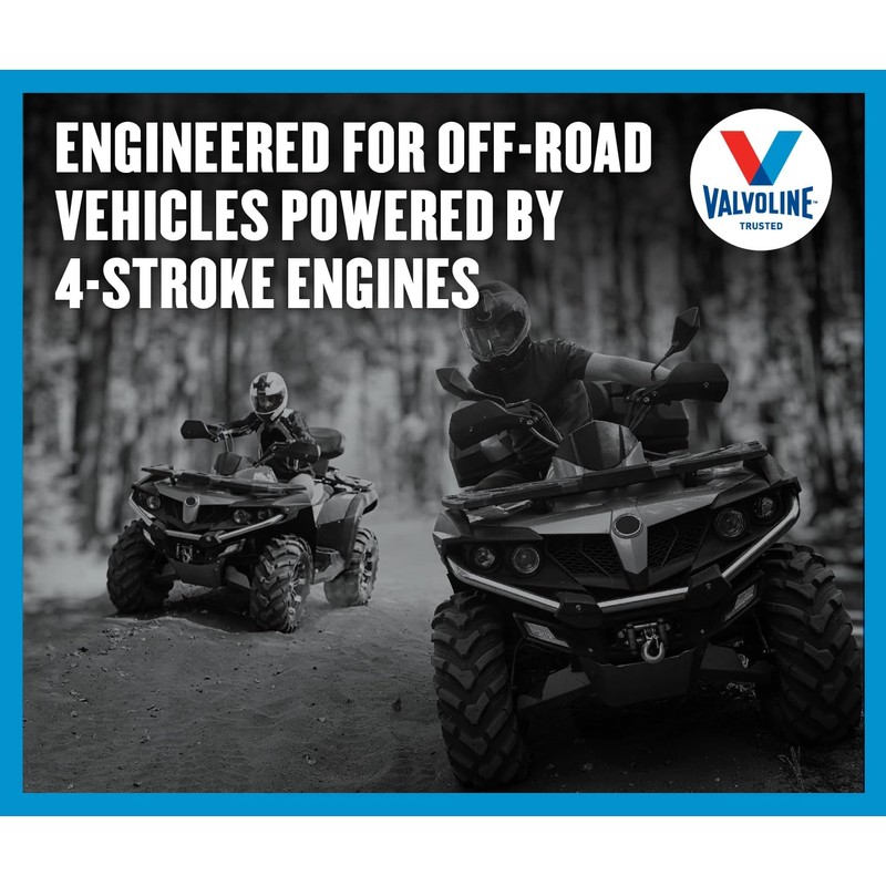 Valvoline 4-Stroke ATV/UTV SAE 10W-40 Motor Oil 1 QT, Case