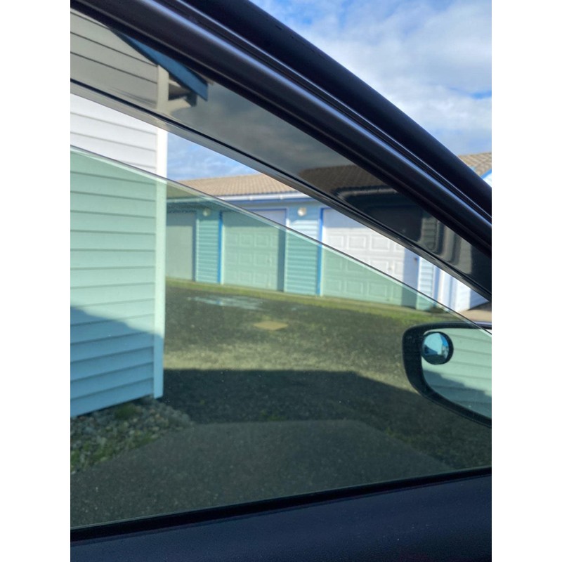Puermto 94547 Sunproof Waterproof Side Window Wind Deflector, 4pcs Protective