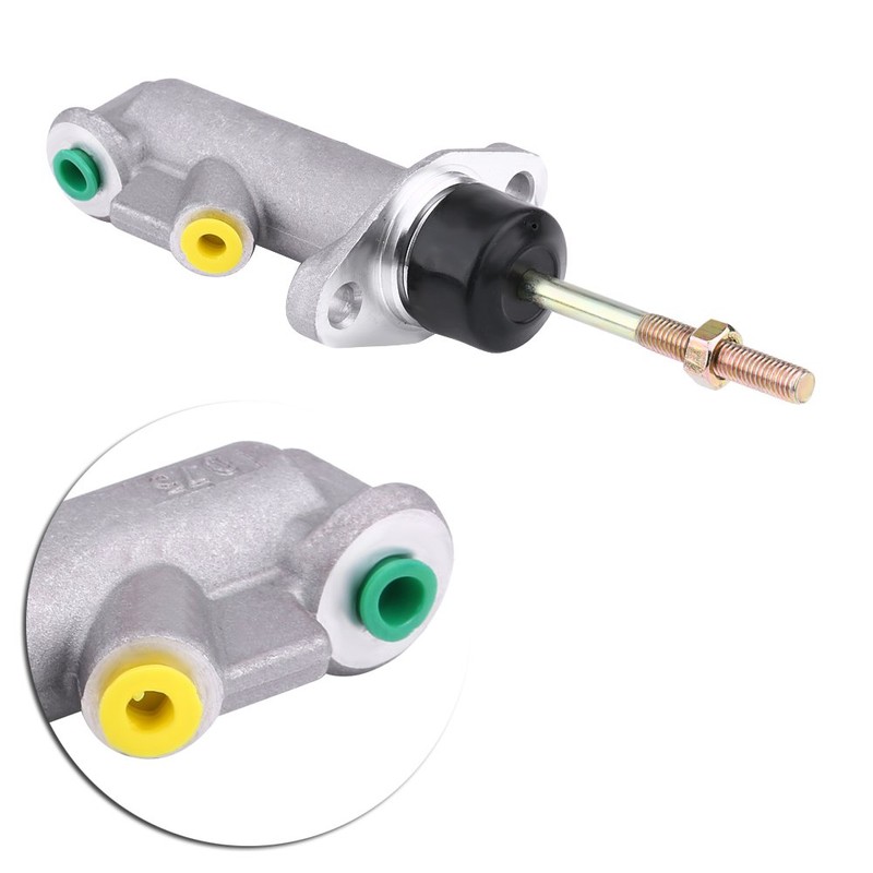 Qiilu Handbrake Master Cylinder, Aluminum Alloy Car Brake Clutch Master