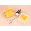 Joycrosso Burlap Wired Edge Ribbon 25mm x 9 Meters, Yellow,