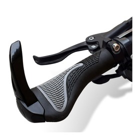 HOUSON Bicycle Grips, Bicycle Horn Handlebar Grips Bicycle Grips Ergonomic Handlebar Grips MTB Grips Bike Grips for MTB, E-Bike, City Bike, Road Bike