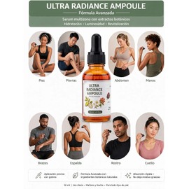 Ultra Radiance Ampoule Sérum Facial con Extractos Naturales 30 ml