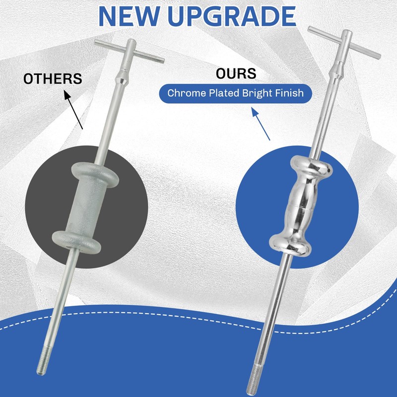 DASBET 19PCS Slide Hammer Puller Set | 9-Way Internal External