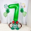EXGOX Large Number Balloons, Green Birthday Number 7, Foil Balloons,