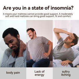 Susalt Full 12 Inch Mattress with Memory Foam, Single Pocket Coils for Excellent Motion Isolation & Edge Support, Medium Firm Mattress, Certipur-Us, No Fiber-Glass, 100-Night Trial, Light Grey