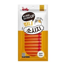 Cat Easy-Cut Mini Salmon Sausages 10-Pack 1P Training Reward Cat Treat / 고양이 이지컷 미니 소시지 연어 10개입 1P 훈련 보상 캣간식