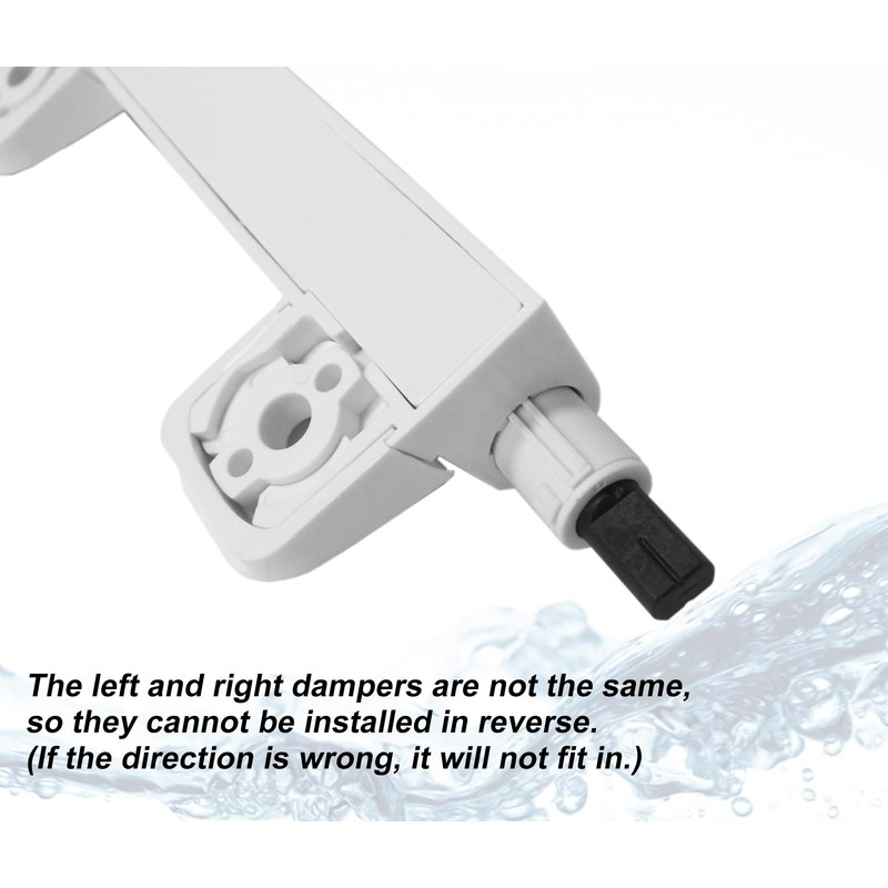 Toilet Seat Hinge Kit Fit for Kohler, Elongated Toilet Seat