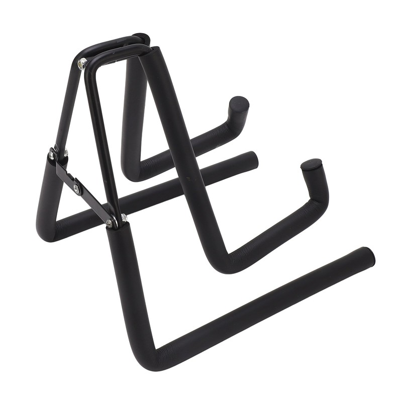 Ukulele Stand Stainless Steel Metal Support Sponge Pad Multifunctional Folding