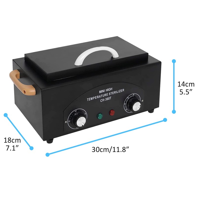 QUTUNI High Temperature Metal Tool Cleaning Box, 1.5L Dry Heat