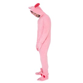 Briefly Stated A Christmas Story Bunny Union Suit Pajama Costume (Adult Small)