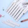 YUXIANLB 100 limas de uñas de grano 100/180 profesionales reutilizables