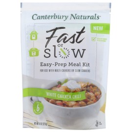 Canterbury Naturals Fast or Slow Easy-Prep Meal Kit, White Chicken Chili, 8-Ounce Pouch (Pack of 3)