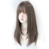 URCGTSA 22 Inches long Hair Wig for Women Black Synthetic