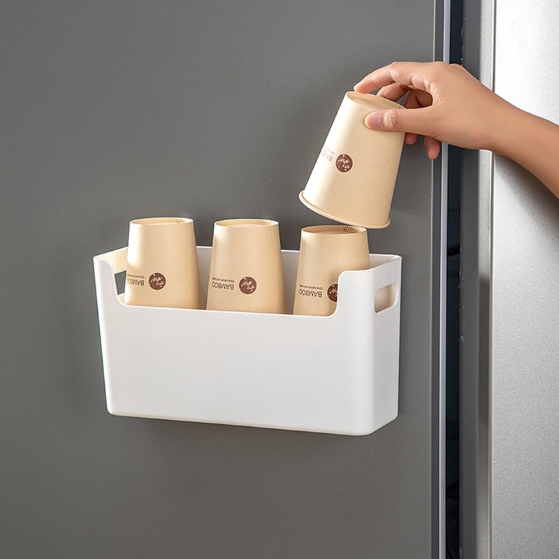 LANSKYWARE 2 Pack Cabinet Organizer Storage, Adhesive Over Cabinet Door