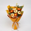 Fenteer Crochet Flower Bouquet Already Made Hand Woven Bouquet Mother