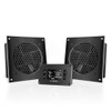 AC Infinity AIRPLATE T8, Quiet Cooling Dual-Fan System 6" with