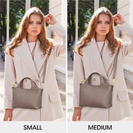 Kattee Leather Purses and Handbags for Women Crossbody Shoulder Tote Bag Soft Satchel Top Handle