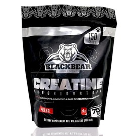 Creatina Monohidratada 750gr Fresa 150 serv Blackbear