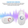 Double Direct Charging Hearing Aid Earphone Ear Aid White Layered
