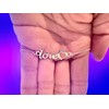 Love Text Word with Heart Charm Bracelet - 925 Sterling