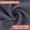 Kitchen Towels，Dish Towels 100% Cotton Waffle Weave Ultra Soft Absorbent