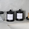 Ronasip 2 pack Cotton Buds Holder, Cotton Wool Pads Jar,