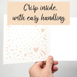 Thank You Card with Envelopes – Small Kids Thank You Card with Magnetic Wooden Star Keepsake “Thank You for Everything” – Suitable as Teacher Gifts or Wedding Thank You Notes