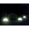 Lunartec Solar Hemisphere: Set of 2 Solar Light Half-Sphere with