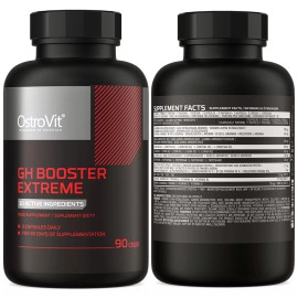 OSTROVIT GH BOOSTER XTREME -10 powerful active ingredients to build dry muscle mass - 180 CAPS