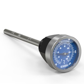 NICECNC Aluminum Oil Dipstick with Thermometer Compatible with Yamaha YFZ450R 2009 2010 2011 2012 2013 2014 2015 2016 2017 2018 2019 2020 2021 2022 2023 2024, YFZ450X 2010-2011 Black