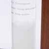Chatani 333-S272GR Thermometer & Storm Glass, Green, H7.3 x W