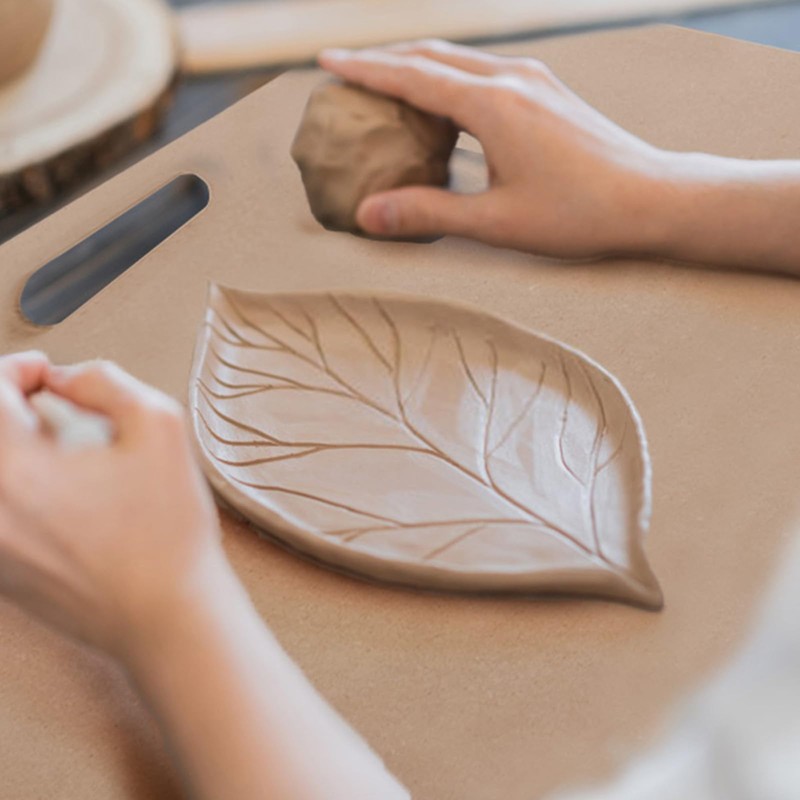 ZENFUN Clay Wedging Board, 12 x 18" Portable Clay Board