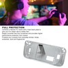 Protective Case Compatible with Steam Deck Game Console, Clear Shockproof