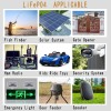 PUJIMAX Lifepo4 Lithium Battery 6V 6Ah 2000+ Cycles Rechargeable Lithium