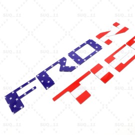 Unbranded USA Flag 3D Raised Tailgate Letters Emblem For Frontier 2022-2025 Badge