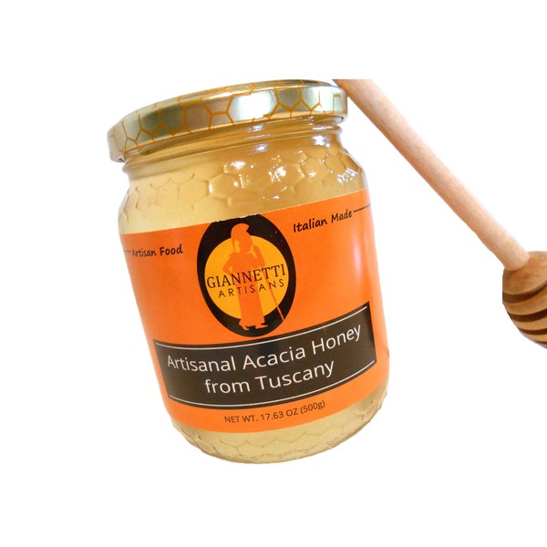 Giannetti Artisans Imported Premium Italian Acacia Honey - Unprocessed Naturally