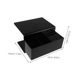 minkissy Eyelash Extension Pillow Pillows Eyelash Extension Shelf Stand Display Cabinet Shelves Black Plastic