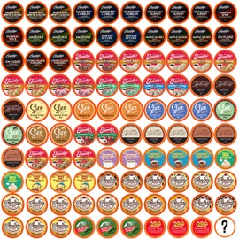 Two Rivers Coffee Two Rivers Coffee Pods Compatible with K Cup Brewers Including 2.0, Assorted Flavored Coffee 100 Count