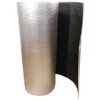 IES 2X18FT Reflective BLACK FOIL GARAGE Insulation Roll Foam Core